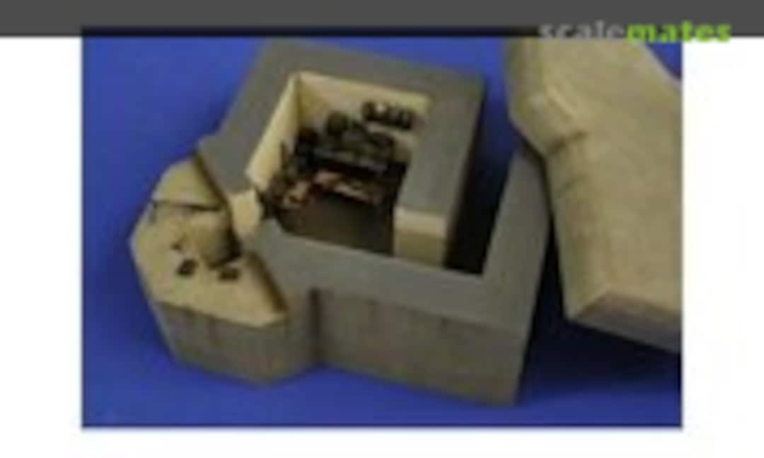 1:35 Atlantic Wall Observation Bunker with Interior (Verlinden Productions 2621)