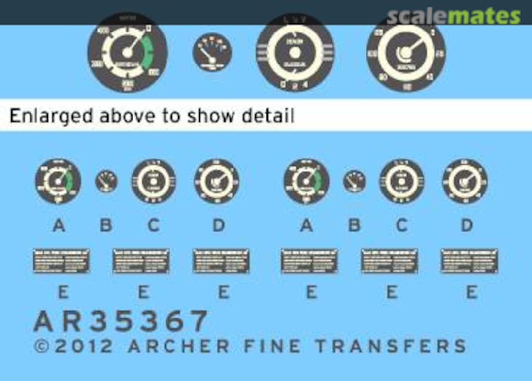 Boxart Opel Blitz instruments and placards AR35367 Archer