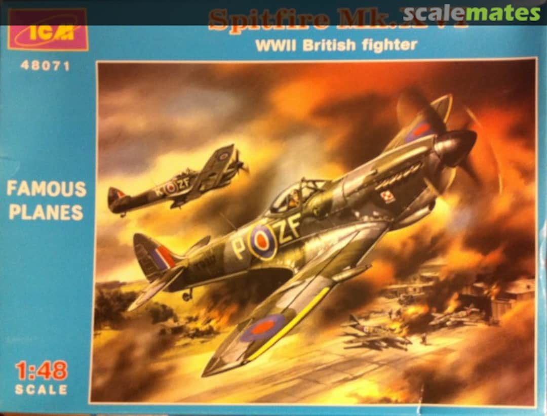 Boxart Spitfire Mk.XVI 48071 ICM