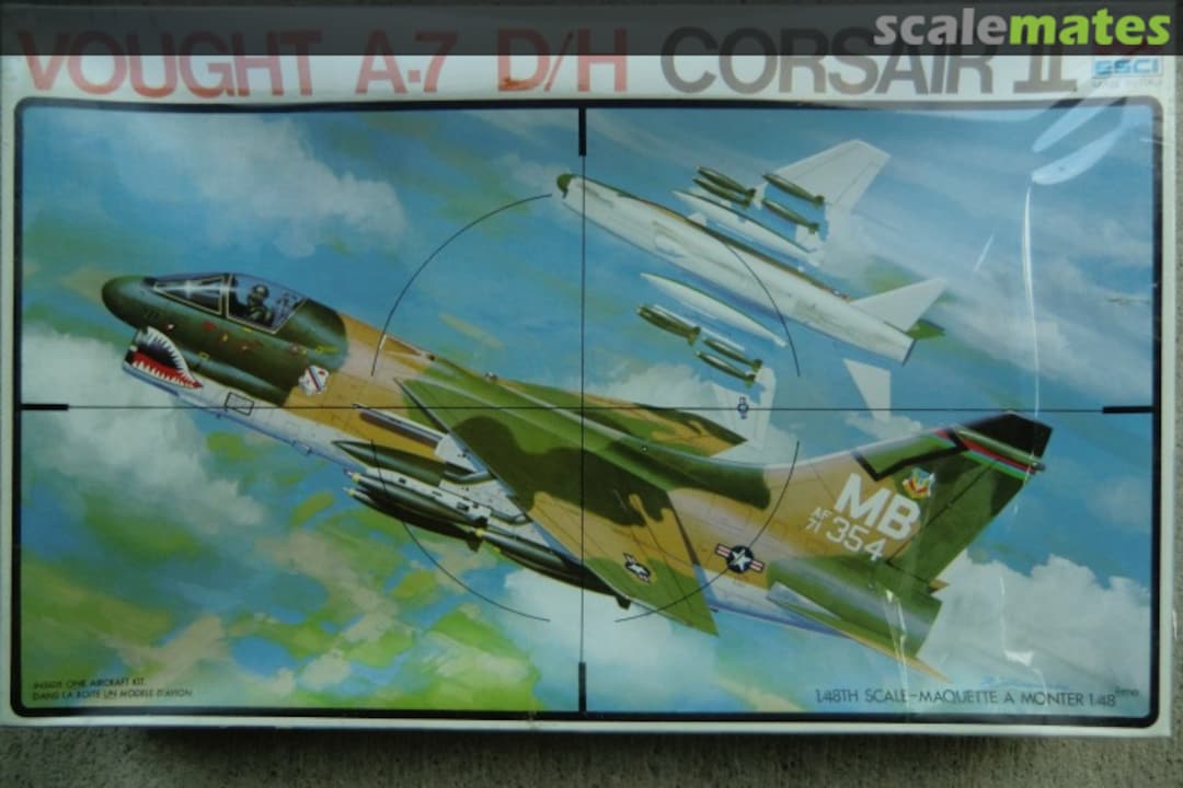 Boxart Vought A-7D/H Corsair II 4009 ESCI