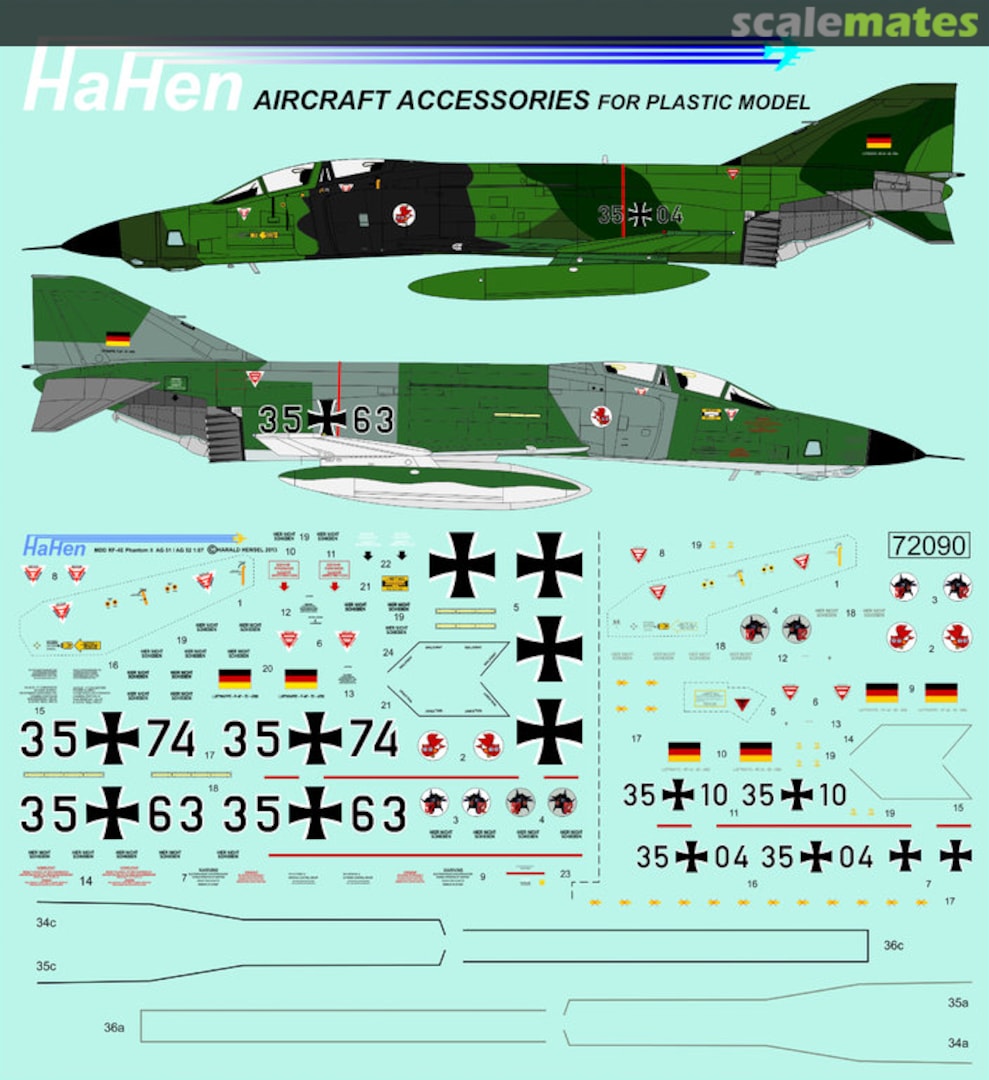 Boxart RF-4E in Norm 72/83 72090 HaHen