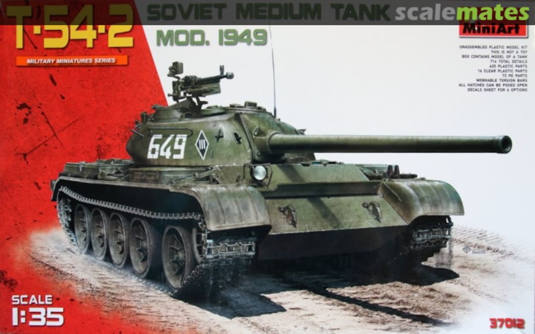 Boxart T-54-2 Mod. 1949 37012 MiniArt