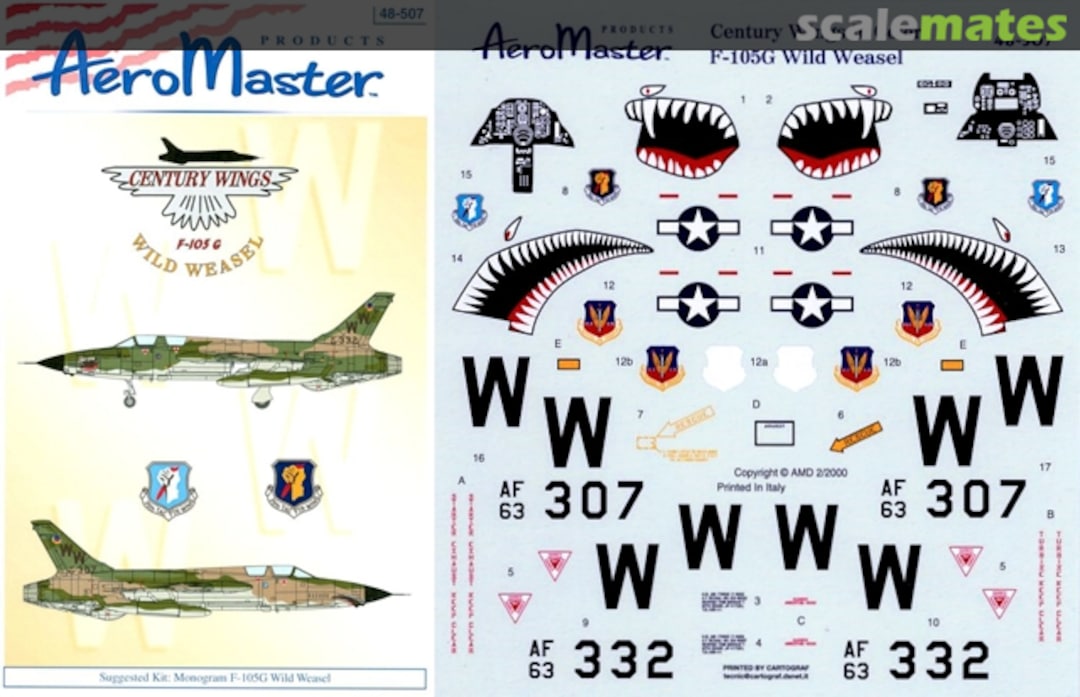 Boxart Century Wings in Color 48-507 AeroMaster