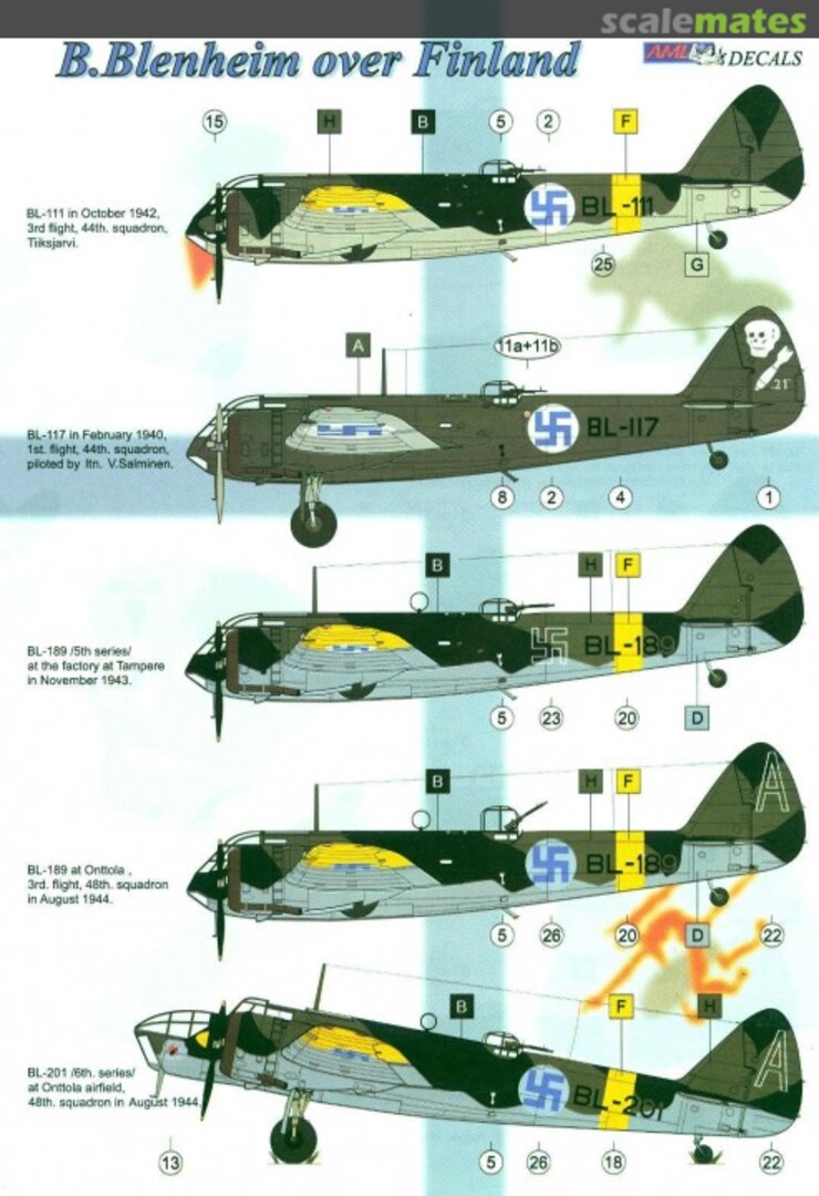 Boxart Bristol Blenheim over Finland AMLD48016 AML