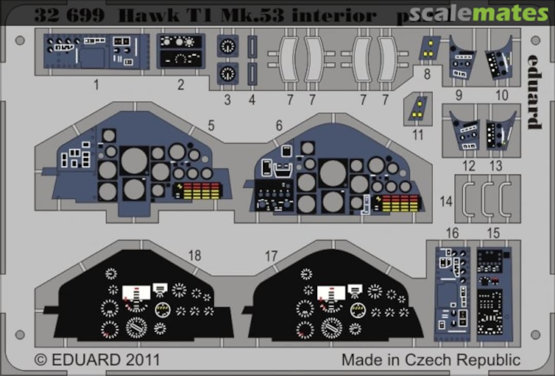 Boxart Hawk T1 Mk.53 interior S.A. 32699 Eduard