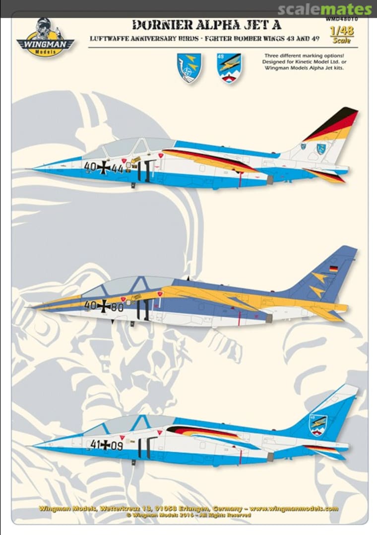 Boxart Dornier Alpha Jet A WMD48010 Wingman Models