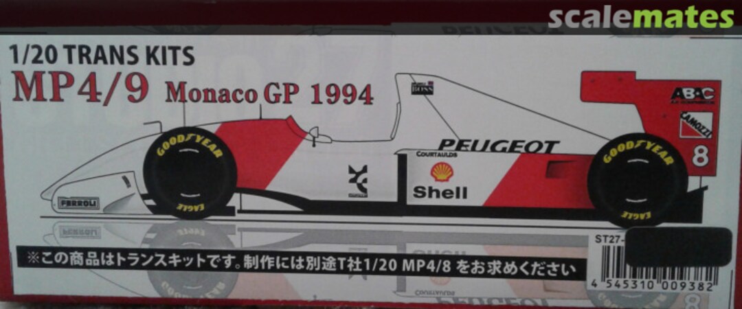 Boxart McLaren MP4/9 Peugeot "Marlboro" ST27-TK2053 Studio27