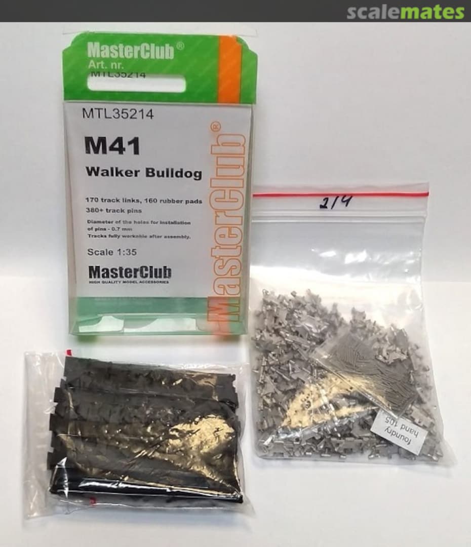 Boxart Tracks for M41 Walker Bulldog T91E3 MTL35214 MasterClub