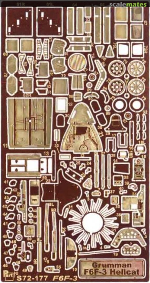Boxart F6F-3 Hellcat S72-177 Part