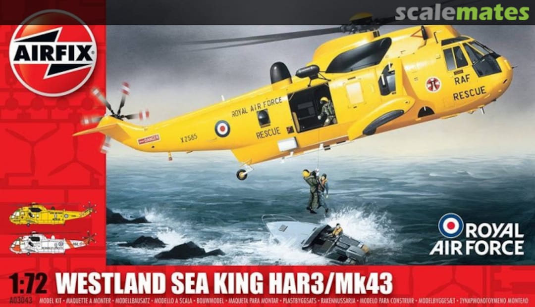 Boxart Westland Sea King HAR3/Mk43 A03043 Airfix