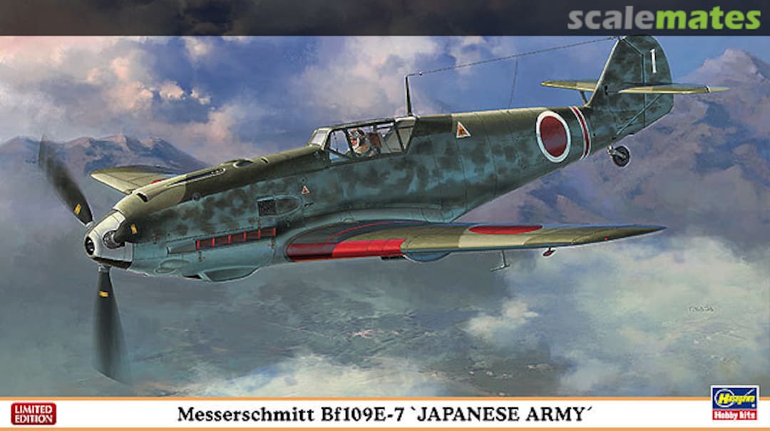 Boxart Messerschmitt Bf109E-7 `Japanese Army´ 07369 Hasegawa