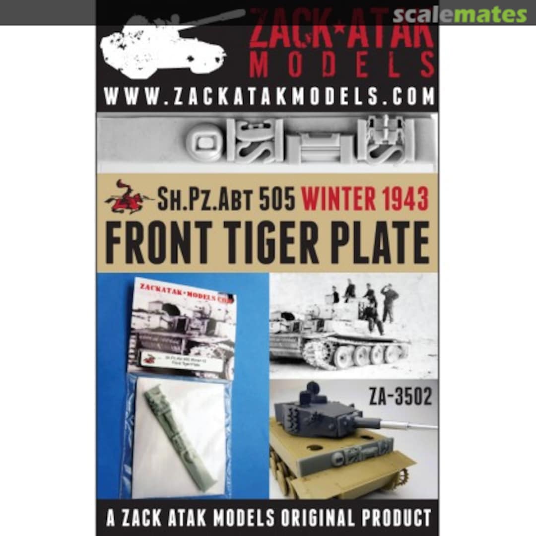 Boxart FRONT TIGER PLATE - WINTER 1943 ZA-3502 Zack Atak