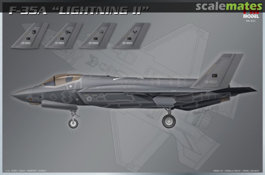 Boxart F-35A Lightning II PM-601 PM Model