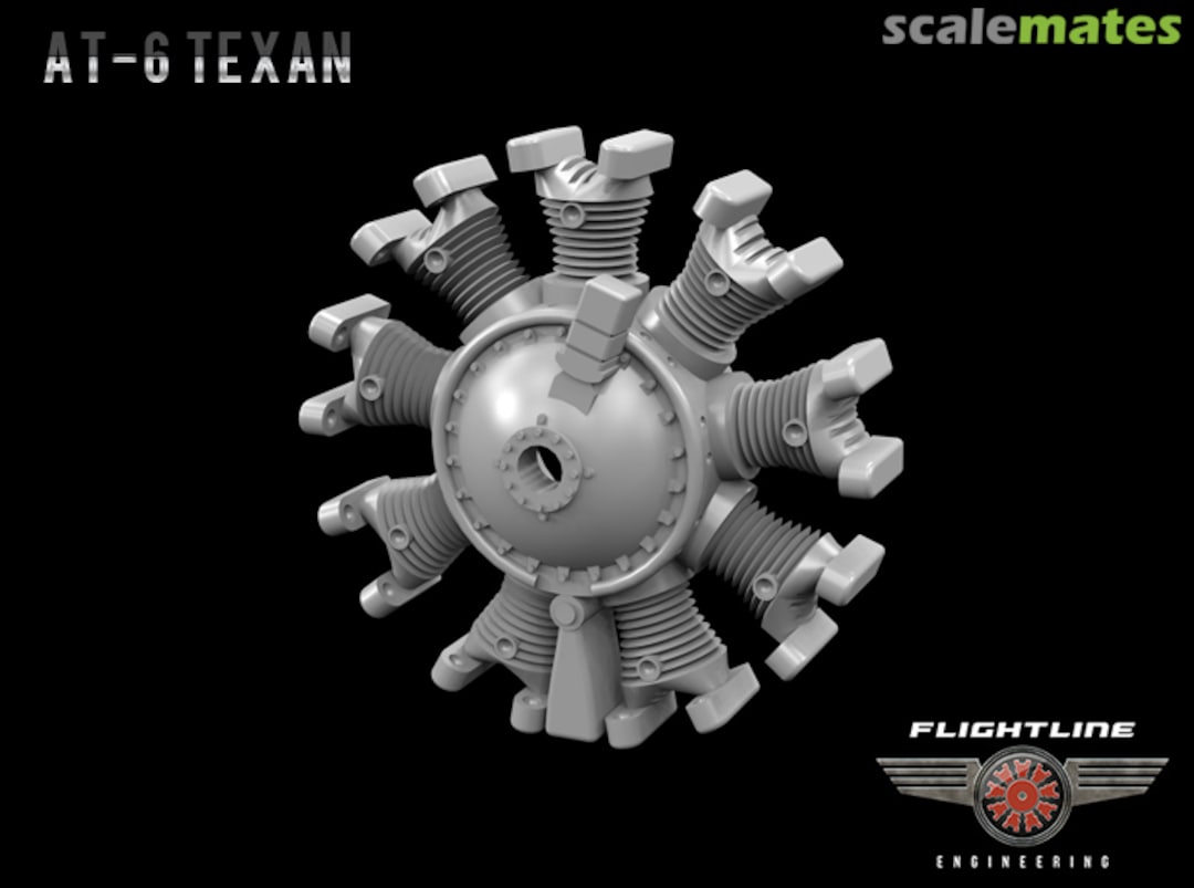 Boxart AT-6 Texan R1340 Engine  Flightline Engineering