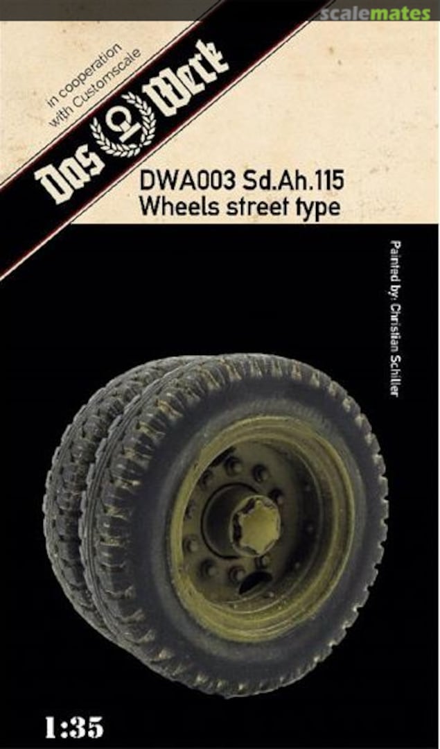 Boxart Weighted Wheels for Sd.Ah.115 (street type) DWA003 Das Werk