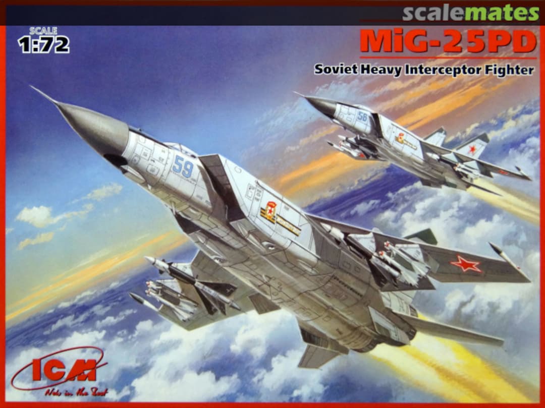 Boxart MiG-25PD 72171 ICM