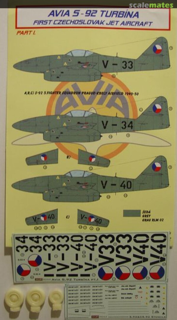 Boxart Avia S-92 Turbina DEC 72.181 Kora Models