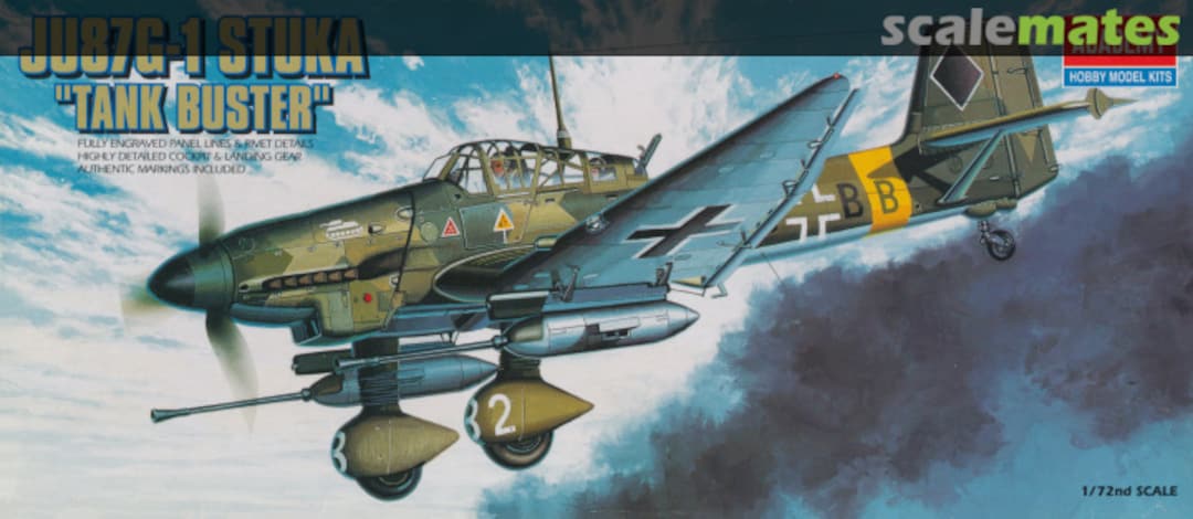 Boxart Ju87G-1 Stuka "Tank Buster" FA204/#1641 Academy