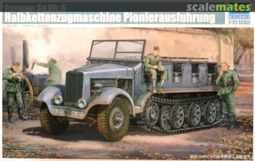 Boxart Sd.Kfz. 6 Halbkettenzugmaschine Pionierausführung 05530 Trumpeter