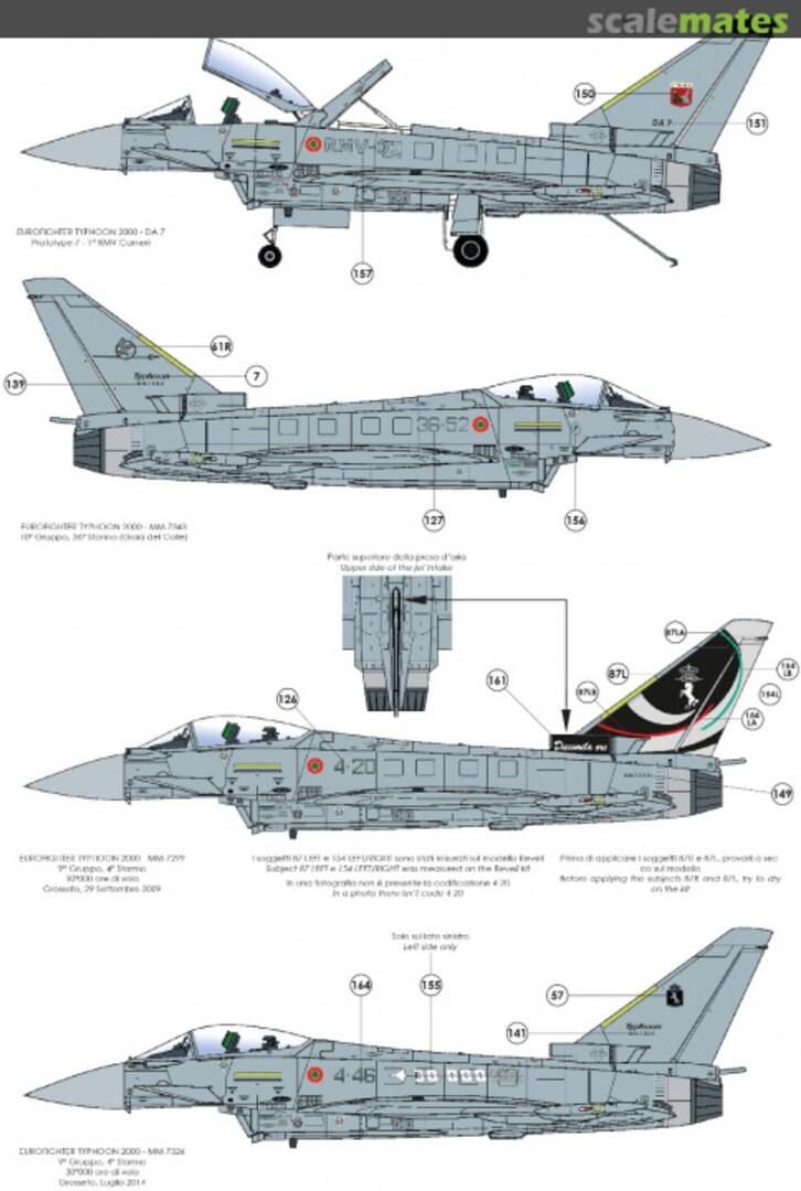 Boxart Eurofighter EF 2000 Typhoon - In Italian service 32534 Tauro Model