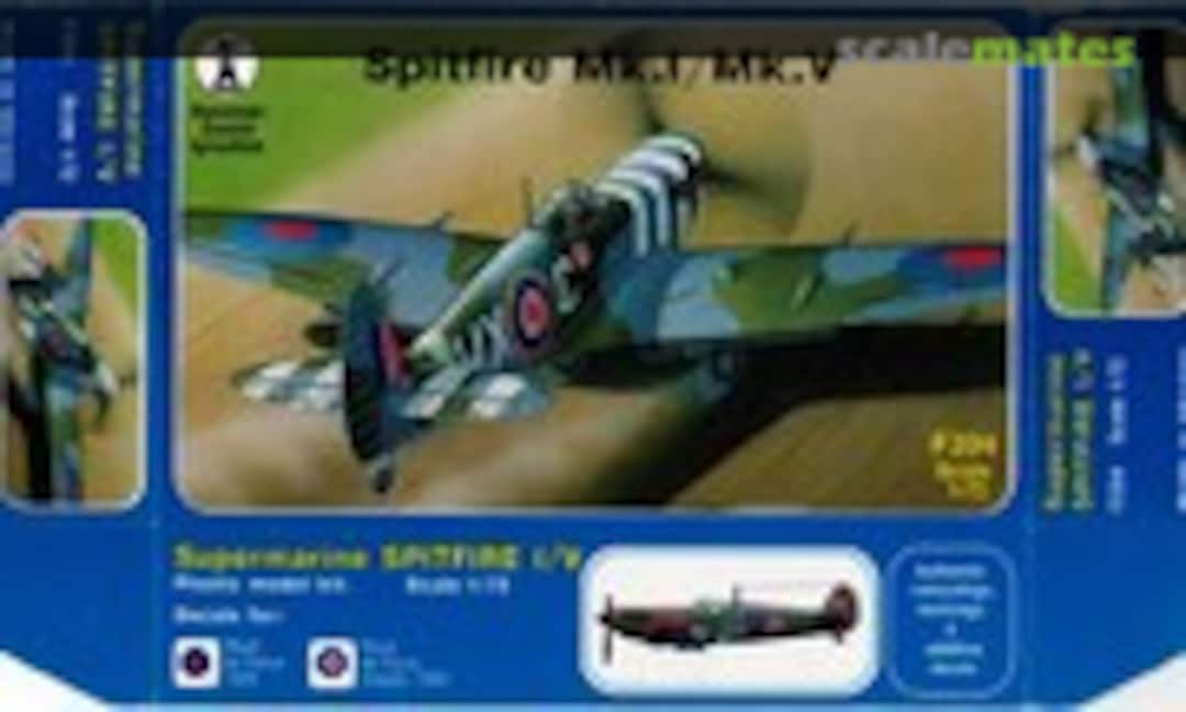 1:72 Spitfire Mk.I/Mk.V (DZI Donetsk Toy Plant (ДЗИ) F394)