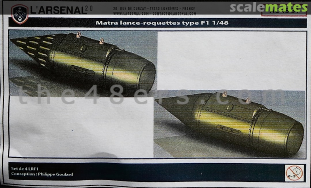 Boxart Matra LR-F1 Rocket Pod AC 48 81 L'Arsenal