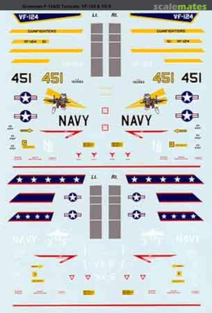 Boxart Grumman F-14A/D Tomcats 72-868 Microscale