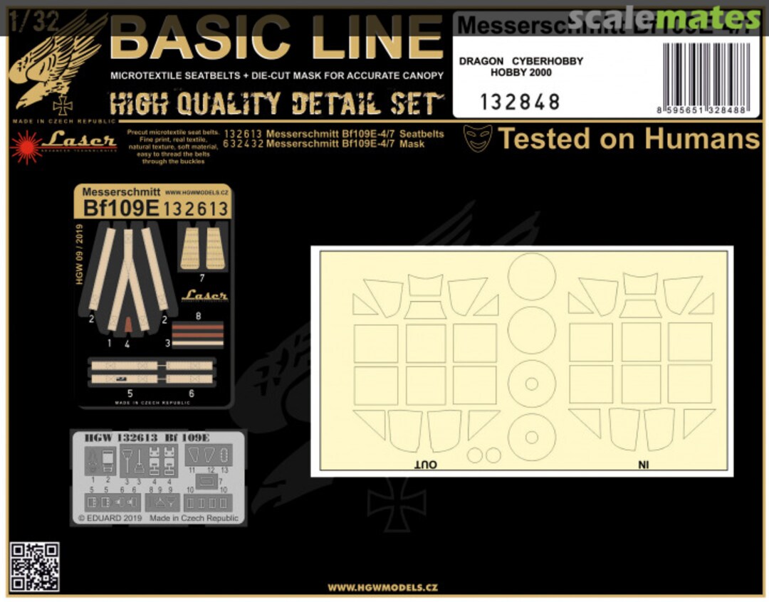 Boxart Bf 109E-4/7 - Basic Line 132848 HGW Models