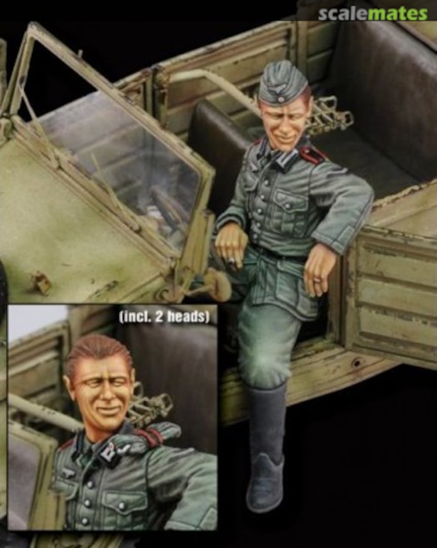 Boxart Kübelwagen Driver (with 2 Heads) 608 Royal Model