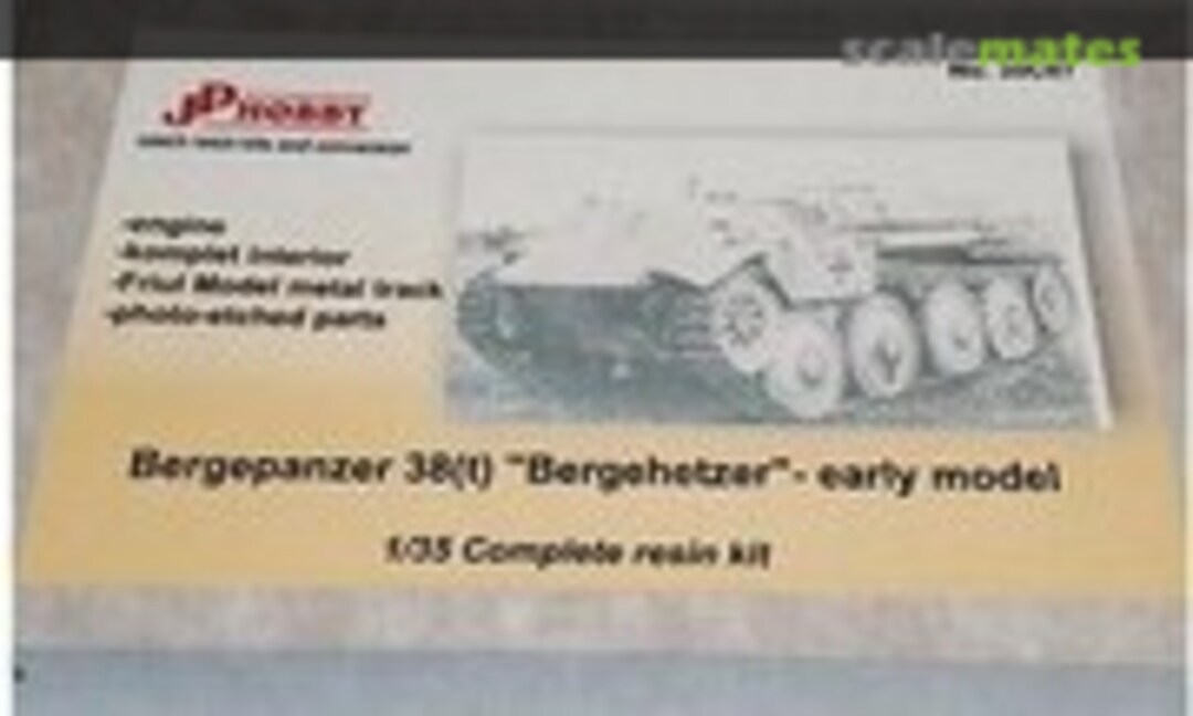 1:35 Bergepanzer 38(t) &quot;Bergehetzer&quot; - Early Model (JP Hobby 35C07)