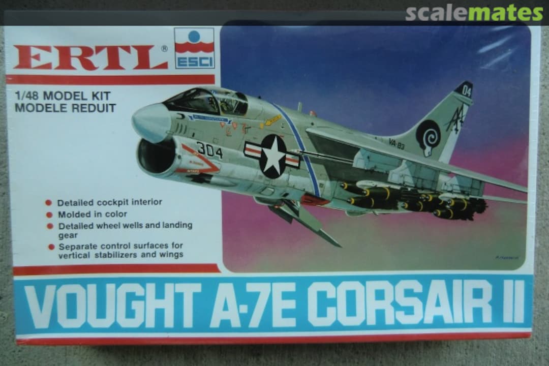 Boxart Vought A-7E Corsair II 8205 ERTL