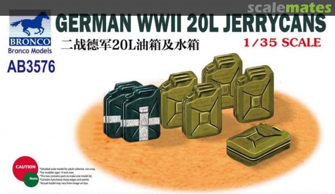 Boxart 20l Jerrycans AB3576 Bronco