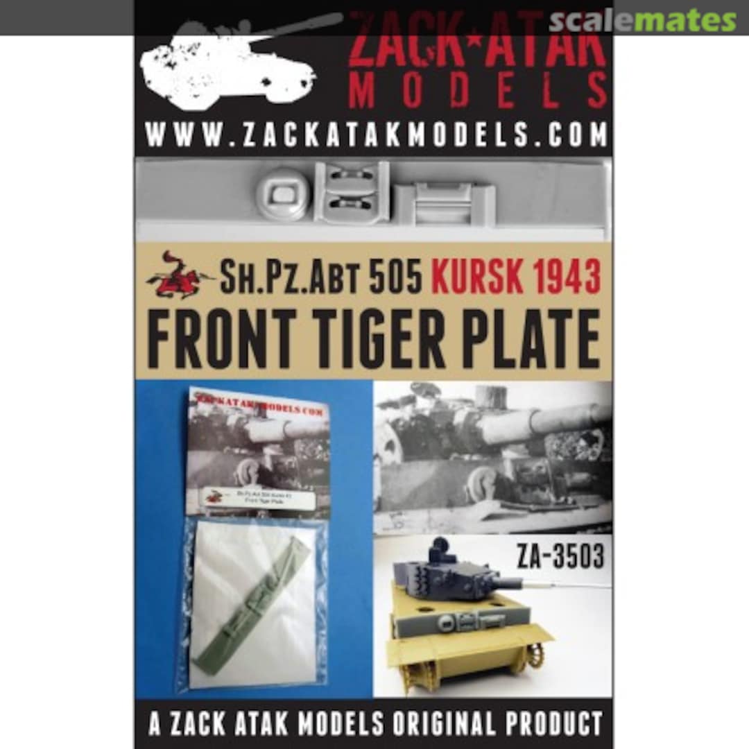 Boxart FRONT TIGER PLATE - KURSK 1943 ZA-3503 Zack Atak