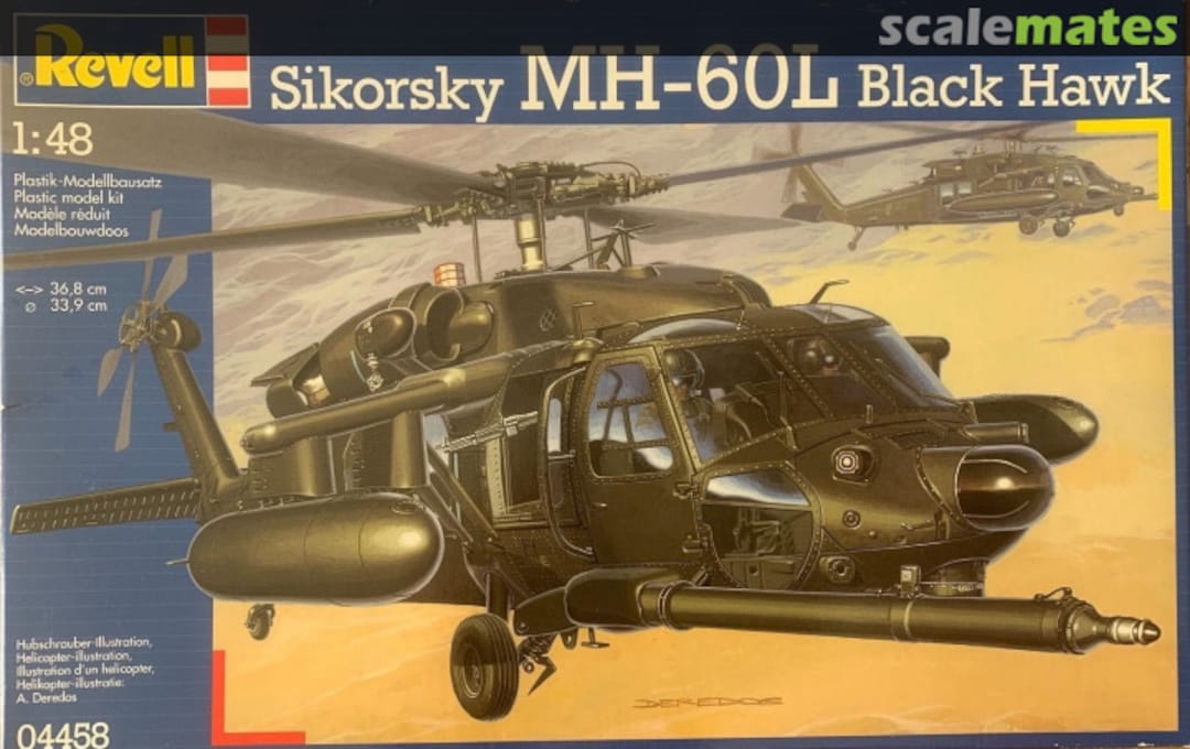 Boxart Sikorsky MH-60L Black Hawk 04458 Revell