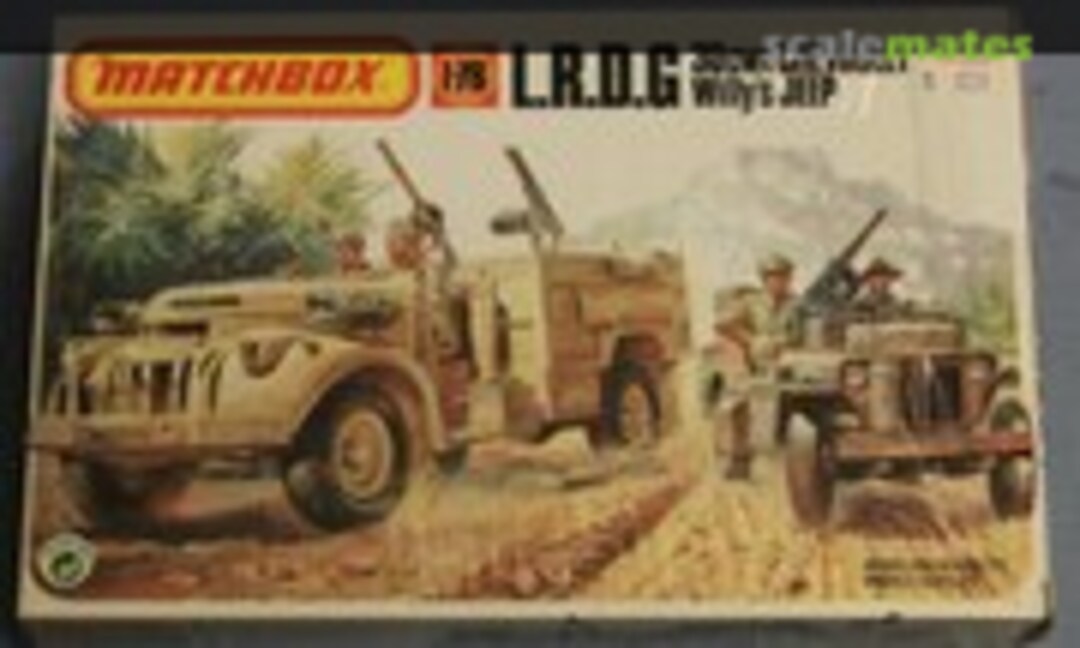 1:76 L.R.D.G. 30cwt Chevrolet and Willys Jeep (Matchbox 40173)