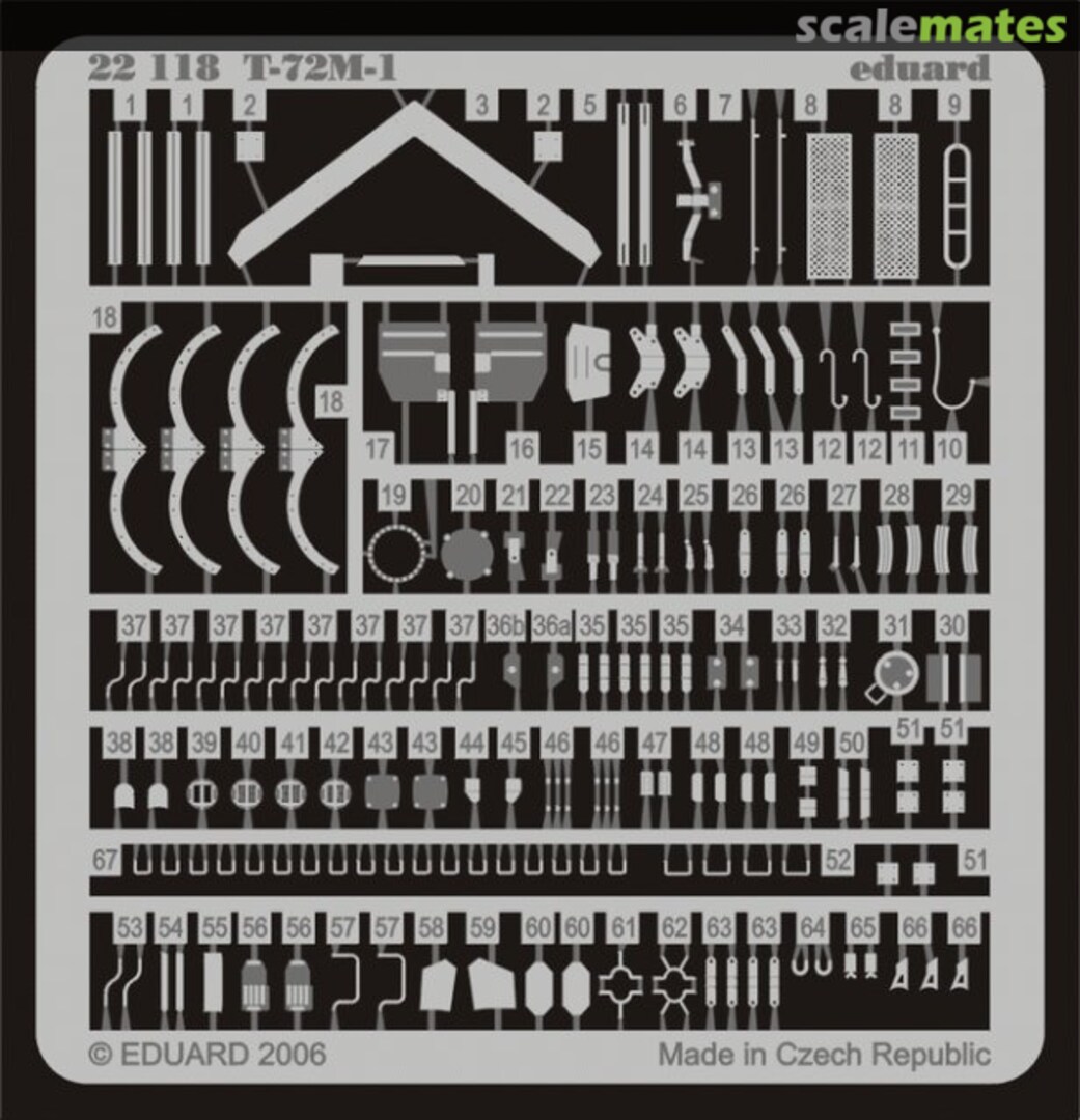 Boxart T-72M1 22118 Eduard