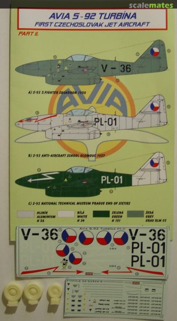 Boxart Avia S-92 Turbina DEC 72.182 Kora Models