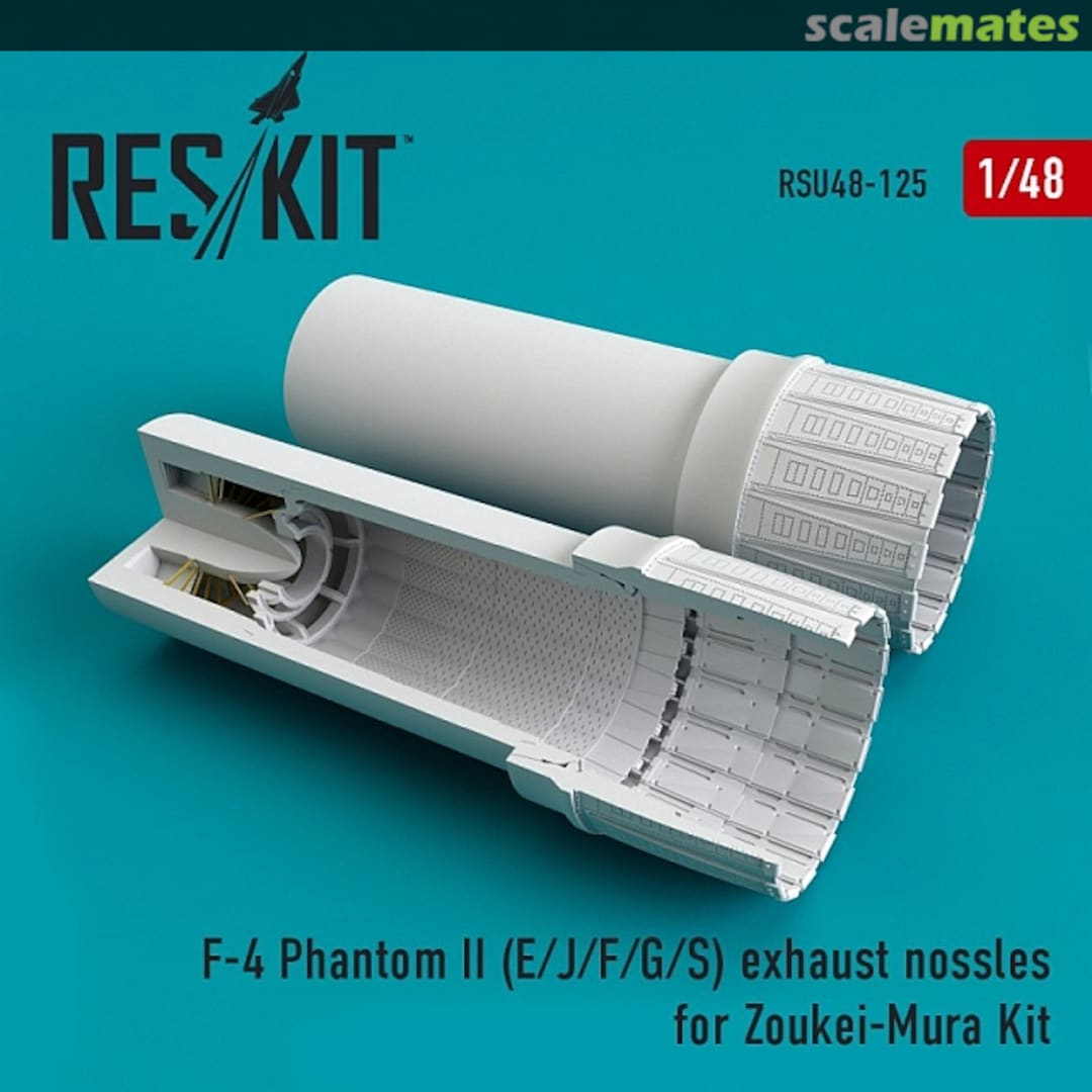 Boxart F-4 Phantom II (E/J/F/G/S) - Exhaust Nozzles RSU48-0125 ResKit