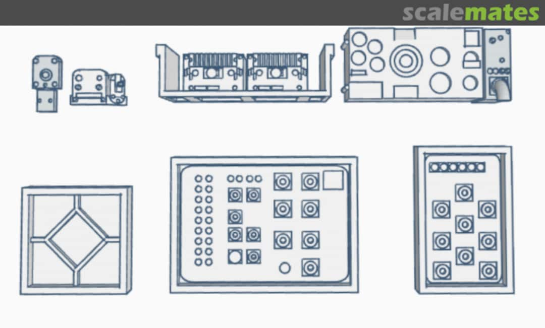 Boxart P-40/1S12 cabin interior and instrument panels 35DS022 Armour Models (Slovakia)