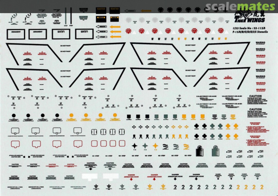 Boxart F-15 (A/B/C/D/E/I/S) 32112 Tiger Wings