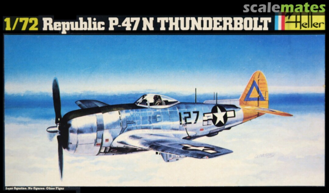 Boxart Republic P-47N Thunderbolt 267 Heller