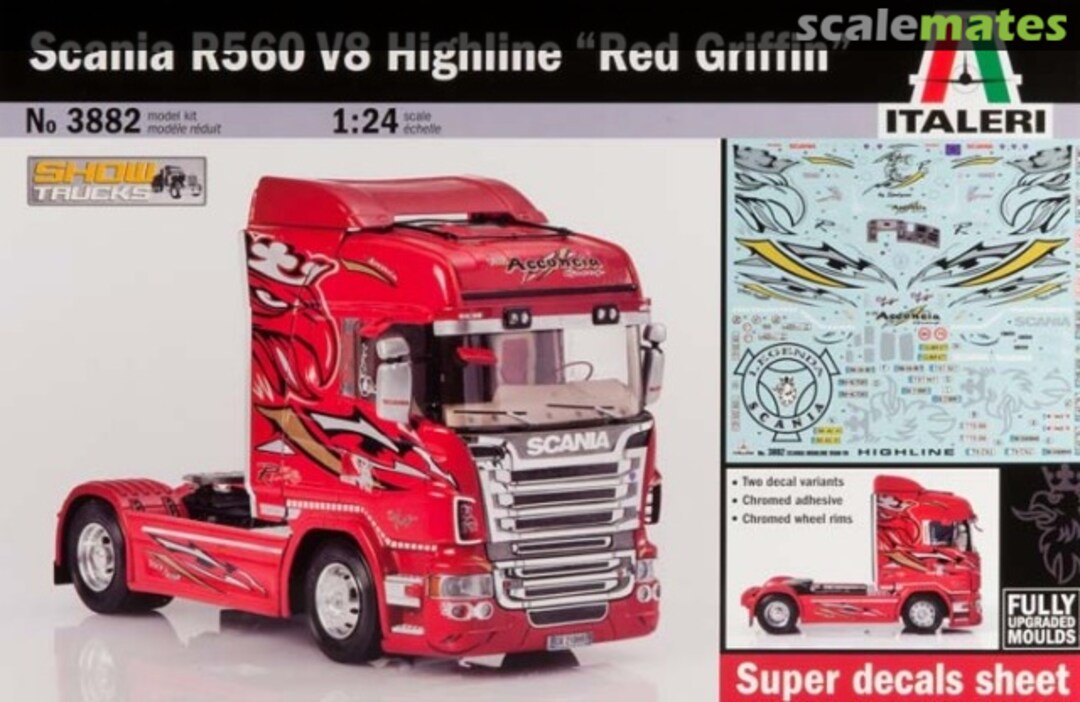 Boxart Scania R560 V8 Highline 3882 Italeri