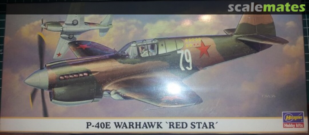 Boxart P-40E Warhawk 'Red Star' 00274 Hasegawa