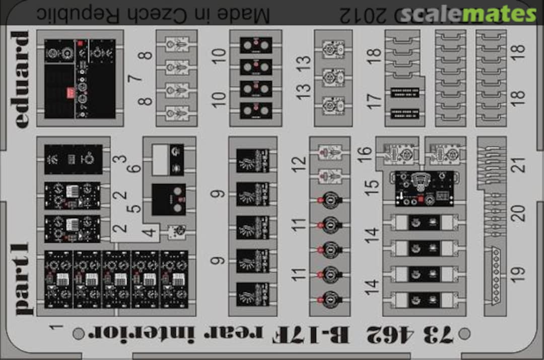 Boxart B-17F rear interior 73462 Eduard