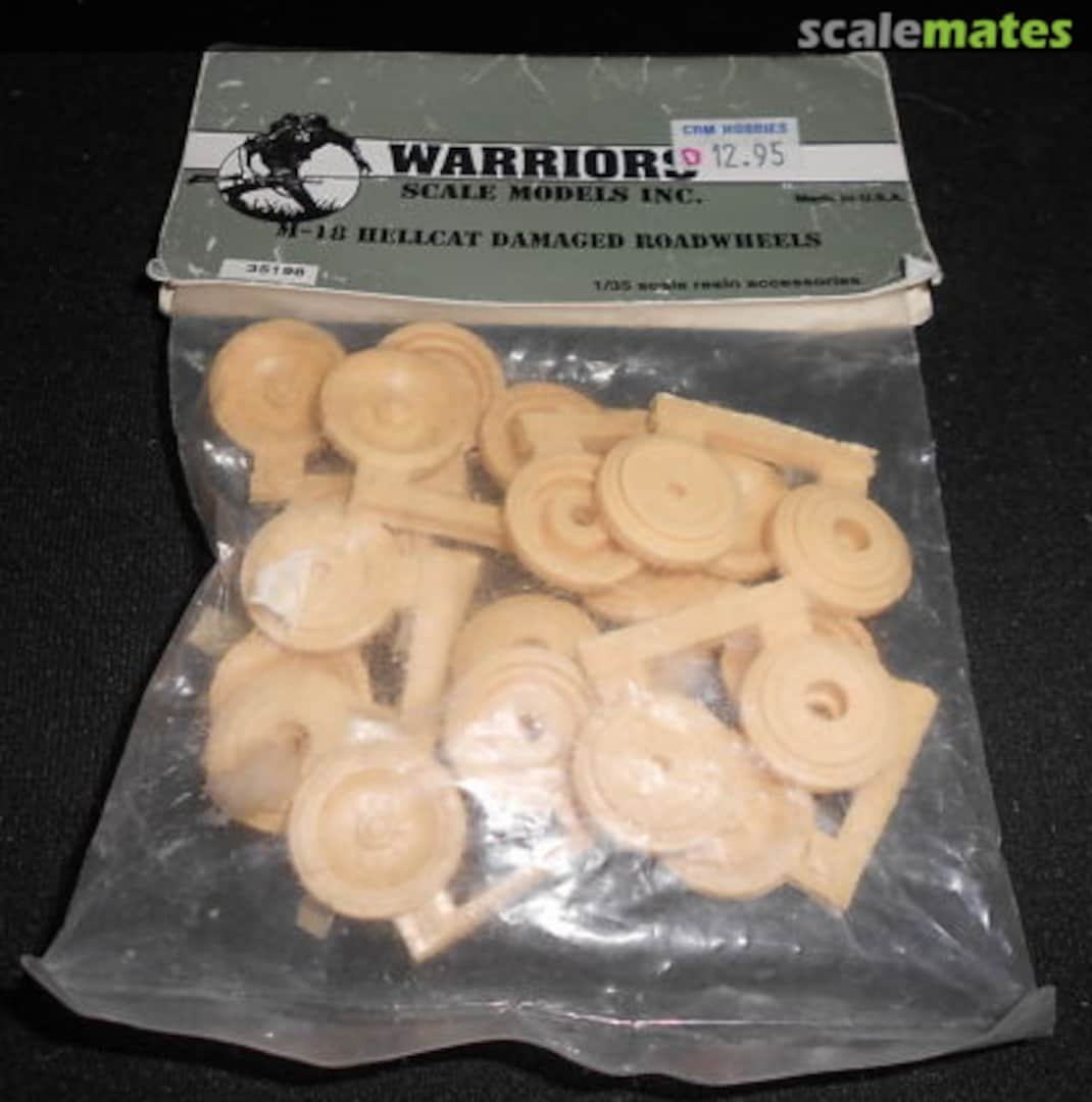 Boxart M-18 Hellcat Damaged Roadwheels 35198 Warriors