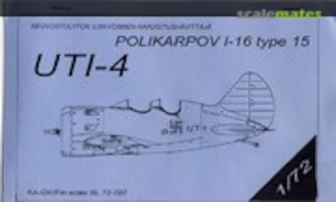 1:72 Polikarpov I-16 type 15 UTI-4 (KA-OK 72-007)