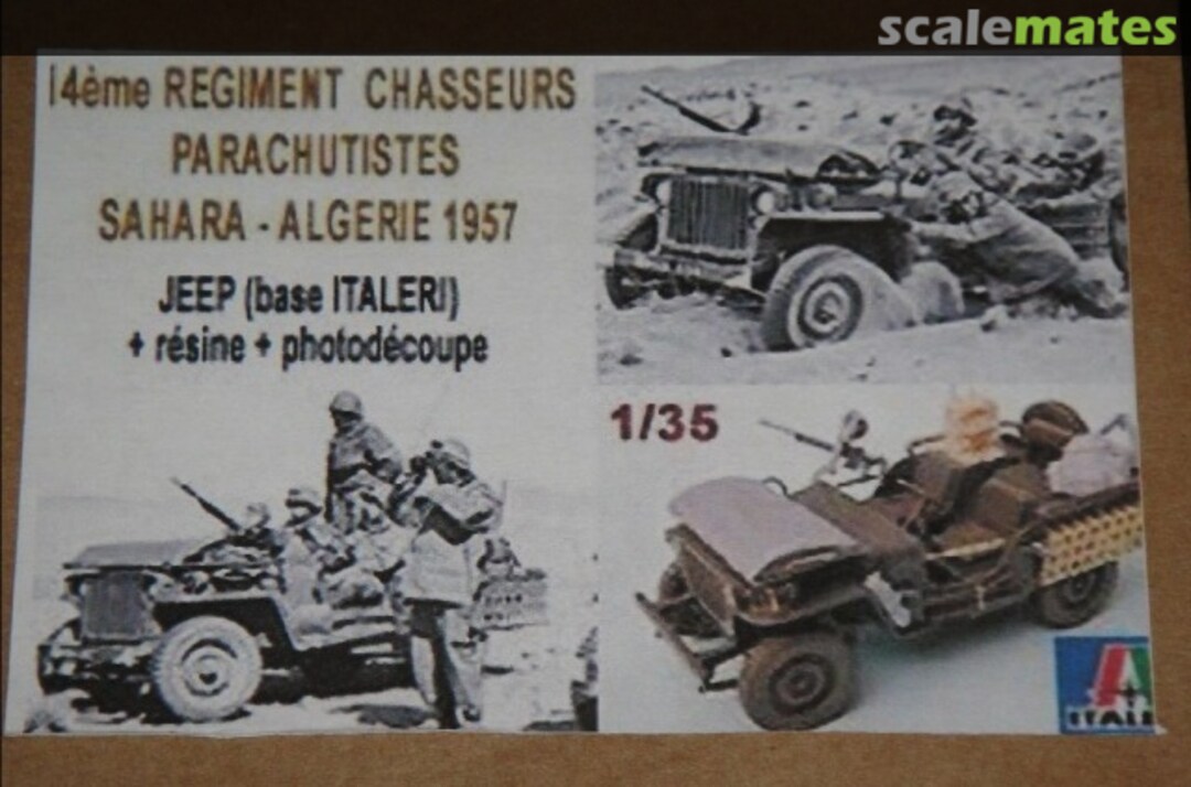 Boxart Jeep recon 14ème RCP - Algeria 1957 35130 Best Value Models