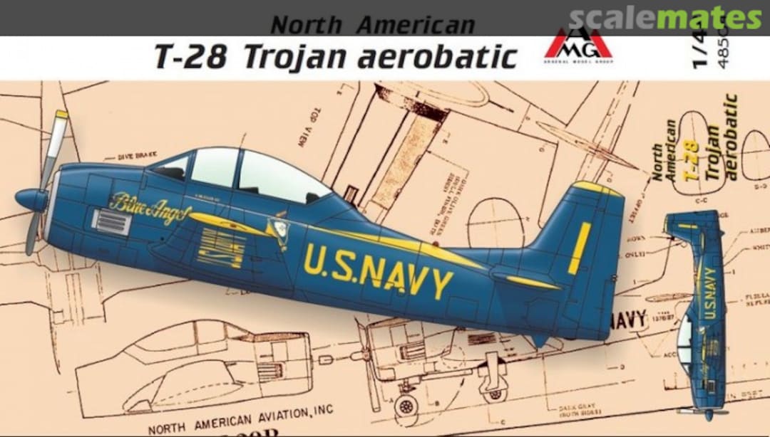 Boxart North American T-28 Trojan 48504 AMG