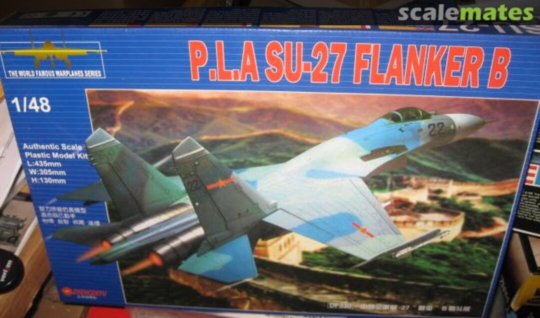 Boxart P.L.A Su-27 Flanker B DF330 Zhengdefu