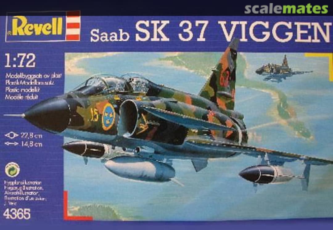 Boxart Saab SK 37 Viggen 4365 Revell